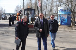 Архангельск. Ямочный ремонт дорог — на контроле главы города
