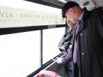 Магадан. Мэрия города проводит акция «Чистый автобус»