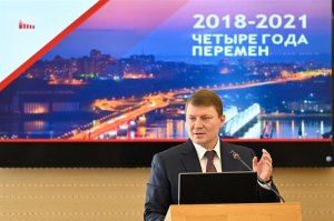 Красноярск. «Четыре года перемен»: мэр Сергей Еремин выступил с нестандартным отчётом на сессии городского Совета депутатов