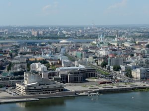 Казань. Мэр города Ильсур Метшин: «Городам, как и спортсменам, нужно постоянно держать себя в тонусе»