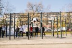 Хабаровск. В муниципалитете открылась уникальная площадка для занятий воркаутом 